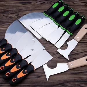 Ý tưởng sản phẩm mới 2025 couteau Mastic nhựa Putty dao thép không gỉ đa chức năng sơn scraper mềm grip cao su xử lý - Product Image 1
