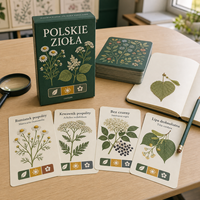 Cartes d'apprentissage personnalisées en papier polonais pour l'identification botanique des plantes, cartes bilingues d'éducation naturelle pour les familles et les écoles
