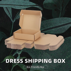 Caja de Envío de Cartón Corrugado Reciclado de Tamaño Personalizado Gratuito, Certificación ISO, Fabricada en China, para Exhibición de Vestidos - Product Image 2