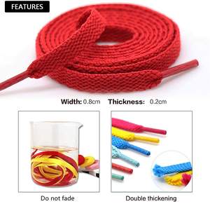 OLIAN – lacets plats pour hommes et femmes, <span class=keywords><strong>Convers</strong></span> AF, lacets de couleur haut de gamme, monocouche, chaussures de basket-ball en toile de 8MM, vente en gros - Product Image 2