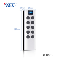 YET2169 Control Remoto Universal de Cortina RF de Gran Tamaño con Chip EV1527, 1-10 Botones, Largo Alcance, Precio de Fábrica, Aprendizaje de Código