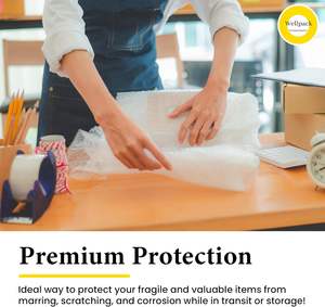 Film à bulles d'air en plastique <span class=keywords><strong>Wellpack</strong></span> Europe, petites et grandes tailles, rouleau large et long en provenance de Chine pour le déménagement, le stockage en serre - Product Image 2