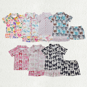 SIN Arancel en stock Arcos Niñas Pijamas de verano Trajes Hermanas Boutique Ropa de bebé al por mayor - Product Image 1