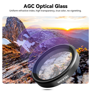 Accesorios de Cámara con Lente Óptica AGC Telesin para DJI <span class=keywords><strong>Osmo</strong></span> <span class=keywords><strong>3</strong></span>/4, CPL, Polarizador Circular, ND8 16 32, Juego de Filtros de Densidad Neutra - Product Image 4