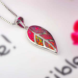 Collier Ancre Série Forêt Bestseller pour Femme avec Pendentif Bleu en Alliage de Cuivre Plaqué Argent Chaîne Boîte Chrétienne Cadeau - Product Image 5