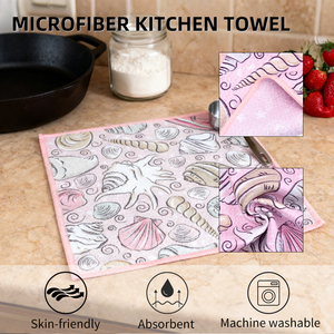 Khăn lau chén sợi microfiber Eastsunshine siêu thấm hút, nhanh khô, nhẹ, tái sử dụng, dùng để lau chùi và làm khô - Product Image 6