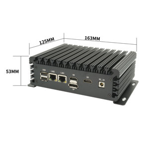 Tường lửa opnsense máy tính công nghiệp i3 n305 <span class=keywords><strong>8</strong></span> lõi DDR4 8GB nâng cấp lên 32GB 2 * HD 2.0 giao diện nhỏ công nghiệp Mini PC - Product Image 5