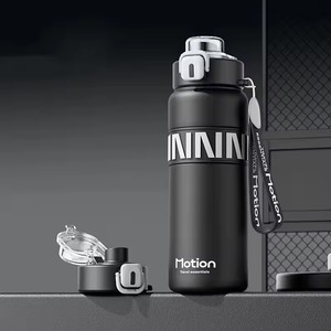 Bình nước giữ nhiệt chân không bằng thép không gỉ 316 dung tích lớn có tay cầm, dùng cho thể thao & phòng tập thể dục - Product Image 1