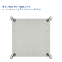 Manhua Couvercle Transparent Boîtier étanche Boîte de jonction électrique extérieure Boîtier en plastique ABS Boîte de distribution