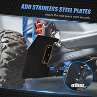 Kit de garde-boue arrière NICECNC pour Can-Am Maverick X3 4x4 Turbo DPS 2017-2018