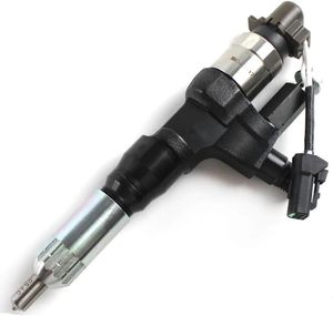 Injecteur de carburant diesel argenté 095000-6593 pour Hino J08E pour excavatrice sur chenilles SK200-8 SK330-8 SK350 - Product Image 1