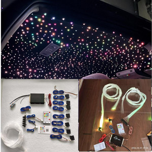 Kit de plafond étoilé pour <span class=keywords><strong>Rolls</strong></span>-<span class=keywords><strong>Royce</strong></span> avec éclairage stellaire et effets de météores contrôlés par la voix, tout en un seul appareil - Product Image 1