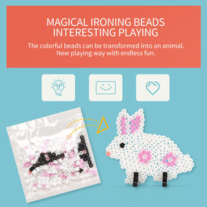 Jouets de bricolage à la mode, jouets éducatifs personnalisés, perles de repassage de 5mm pour filles et enfants, perles de perles Hama Midi - Product Image 6