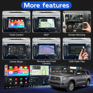Kit d'interface de module décodeur sans fil Apple CarPlay Android Auto pour Toyota Sequoia SR5 Limited Platinum - Product Image 3