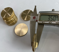 Pièces de monnaie vierges en laiton massif, rondes, personnalisables en usine, vente en gros, 30mm 40mm 50mm