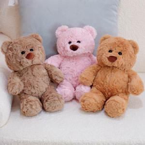 Customizable Soft Brushed Floral Teddy Bear Plush Toys with PP Cotton Filling Children's Birthday Gift Fluffy Dolls Pillow - Product Image 1