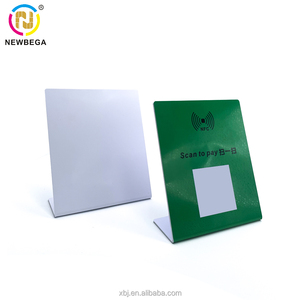 Tùy chỉnh nhà hàng thẻ menu chủ đứng RFID NFC chip 13.56MHz cho thẻ kinh doanh khách sạn sử dụng bảng thanh toán Lều mã <span class=keywords><strong>QR</strong></span> - Product Image 2