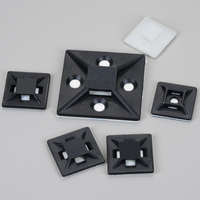 Clips de câbles autocollants, gestion des câbles, support de cordon, organisateur, attaches en nylon et plastique, clips, sangles, attaches, ancres, bases