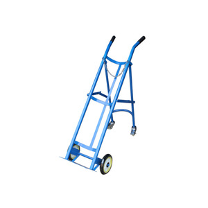 Medical Trolley Fixed <b>Bracket</b> for Oxygen Acetylene Cylinder Handcarts Stainless Steel+Iron 100 lb Load Capacity Hospital Use GQK - Product Image 6