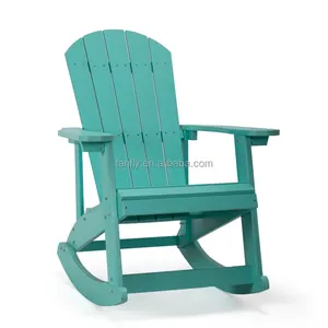 Çevre geri dönüşümlü plastik ahşap PS Adirondack sandalye açık veranda bahçe Adirondack sandalyeler katlanabilir