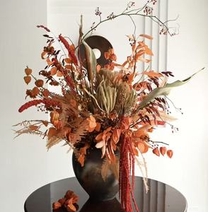 Fleur séchée préservée dans un vase, fabriquée à partir de fleurs fraîches 100% naturelles, plusieurs couleurs, décoration d'intérieur, cadeau pour un ami - Product Image 5