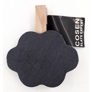 Étiquette en ardoise pour la décoration de la maison pour l'arbre de Noël Étiquette de plante en ardoise écologique - Product Image 3