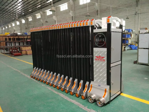 Shengshichanglong Modern Style Aluminium Alloy <b>Retractable</b> <b>Gate</b> Automatic Opening for Exterior Entry Villas Hotels Hospitals LPR - Product Image 4
