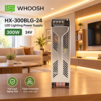 Alimentation LED HX-300BLG-24 300W 24V AC/DC, transformateur de commutation à tension constante pour bande LED intérieure