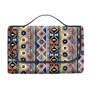 Tissu <span class=keywords><strong>de</strong></span> pique-nique imperméable épaissi ethnique bohème tapis d'herbe <span class=keywords><strong>de</strong></span> camping en plein air à ultrasons tapis <span class=keywords><strong>de</strong></span> plage - Product Image 2
