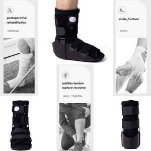 HKJD-andador ortopédico personalizado de fábrica, botas neumáticas de cámara de aire, andador corto para rotura de tobillo, esguince - Product Image 2