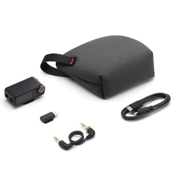 DJ Mic 3 Wireless Receiver Compact Portable Audio Accessory Wireless Microphone System Stable Signal Transmission Video Vlogging