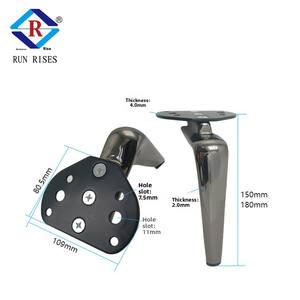 Meubles en métal Quincaillerie Canapé Table Basse Armoire Salle <span class=keywords><strong>de</strong></span> Bain <span class=keywords><strong>Lit</strong></span> <span class=keywords><strong>Coffre</strong></span> Tiroir Jambes Support Durable et Élégant - Product Image 4