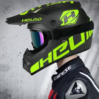 Cascos de Motocicleta Integrales Off-Road de ABS para Jóvenes con Aprobación DOT al Por Mayor de Fábrica con Gafas y Guantes Protectores