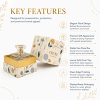 Boîte d'emballage de parfum rigide noire personnalisée populaire, en carton, vide, pour cadeau, vente au détail, parfum, cadeau de vacances, livre, finition mate