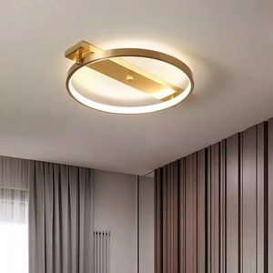 Nordic All-Copper Minimalist Modern <b>Ceiling</b> <b>Light</b> for Bedroom Luxury Hallway Study Creative Personalized Small Living Room - Product Image 2