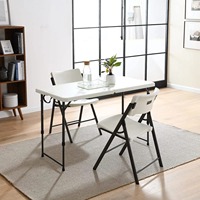 Mesa de acampada ultraligera de plástico plegable pequeña de almacenamiento de 74cm de altura ajustable moderna al por mayor para barbacoa de eventos