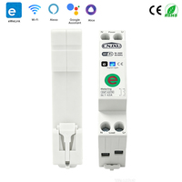 Compteur d'énergie intelligent à télécommande, surveillance kWh, disjoncteur Wi-Fi, relais temporisé Ewelink 1P, maison intelligente, 63A, 110V, 230V