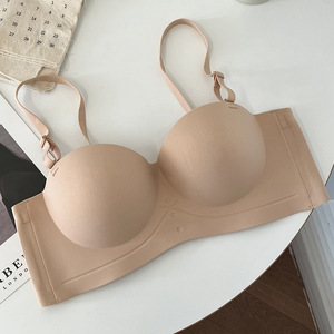 <span class=keywords><strong>Reggiseno</strong></span> Sexy Push-up ispessito Anti-sag senza ferretto da donna Lingerie mezza tazza senza cuciture - Product Image 5
