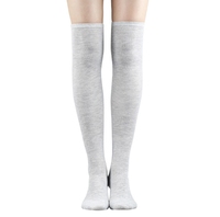 Vente en gros de chaussettes hautes pour femmes collants au-dessus du genou chaussettes de compression montantes longues pour les jambes