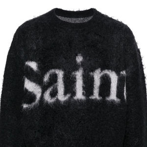 <span class=keywords><strong>Pull</strong></span> Col Rond En Jacquard Avec Lettres De Créateur Haut De Gamme Tricot En <span class=keywords><strong>Mohair</strong></span> Pour Hommes Confortable ODM - Product Image 4