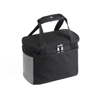 Sac isotherme de gros pour étudiants avec poignée, en tissu Oxford épaissi, fermeture éclair et doublure en feuille d'aluminium pour usage extérieur