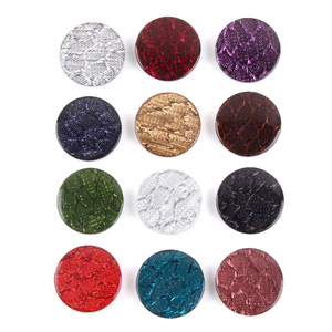 Yuvarlak renkli reçine bayan takım elbise kazak hırka gömlek düğmeleri ince glitter retro koyu göz düğmeleri - Product Image 3