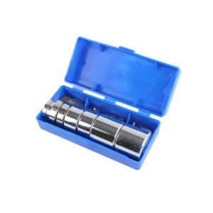 物理実験7ピース/セット2 ~ 200g金属スロット付き重量セットスケールバランス校正ハンガーケース付き - Product Image 4