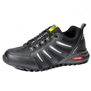 Zapatos de Senderismo para Hombre, Parte Superior Sintética, Entresuela de EVA, Suela de Goma Antideslizante, Transpirables, Ligeros, Resistentes a la Abrasión, Todos los Zapatos - Product Image 5