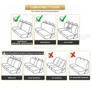 Car Seat Cover Automobiles Seat Covers Cushion Protector Seat Car Cover Chair Cushion PU Leather Mat Pad Car <b>Pillow</b> Headrest - Product Image 2