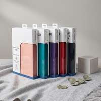 Classeur de cartes à collectionner Juvida coloré avec fermeture éclair, 4/9/12/16 poches, chargement latéral, album en PU imperméable, logo personnalisé sérigraphié