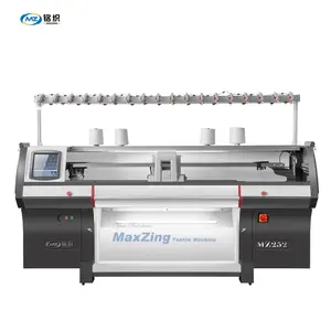 MaxZing Novo 2024 modelo Suporte Shima seiki plana tricô máquina para camisola plana malha