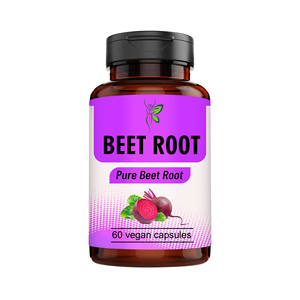 Complément alimentaire de haute qualité à base de capsules de racine de betterave, soutient la pression artérielle et améliore la santé cardiaque, capsules pour adultes - Product Image 1