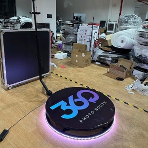 Biểu Tượng Tùy Chỉnh 360 Kiosk Thiết Bị Nhiếp Ảnh Cho Món Quà Giáng Sinh Sinh Nhật Đảng Tương Thích Điện Thoại Điều Chỉnh Điện Thoại Của Máy Ảnh Ipad Giao Hàng Nhanh Chóng - Product Image 1