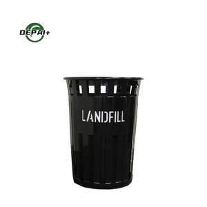 Contenedor <span class=keywords><strong>de</strong></span> <span class=keywords><strong>basura</strong></span> <span class=keywords><strong>de</strong></span> metal redondo personalizado para exteriores <span class=keywords><strong>cubo</strong></span> <span class=keywords><strong>de</strong></span> <span class=keywords><strong>basura</strong></span> <span class=keywords><strong>exterior</strong></span> jardín calle reciclaje <span class=keywords><strong>cubo</strong></span> <span class=keywords><strong>de</strong></span> <span class=keywords><strong>basura</strong></span> <span class=keywords><strong>de</strong></span> acero comercial - Product Image 4